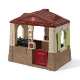 Step2 Neat & Tidy 2 Cottage Pretend Kitchen & Storage Playhouse for Kids