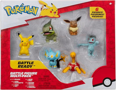 Pokemon Battle Action Figure Multi 6 Pack Assortment