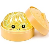 Mystery Glitter Dumpling Squishy Squeezy Bun Figure 8.5 cm Assorted Colors