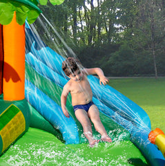 Happy Hop The Oasis 7-in-1 Inflatable Playground 430x375x205cm