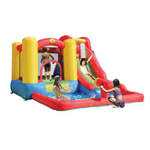 Happy Hop Jump & Splash Adventure Zone With Cannon Inflatable Bouncer