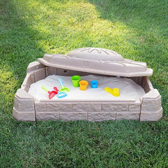Naturally Playful Sandbox Outdoor Playset for Kids