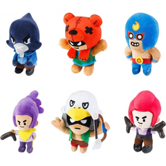 Brawl Stars Plush 6 Inch Assortment 1-piece