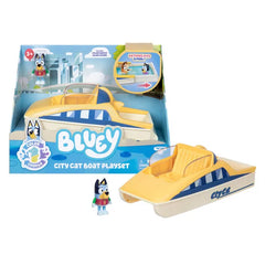 Bluey Color Change Cat Boat Vehicle Playset