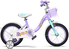 Chipmunk 12 Inch Kids Bicycle - Purple