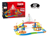 Power Joy Vroom Magic Track Bridge Battery-Operated Vehicle Set