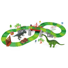 Power Joy Magic Track Dinosaur 182-pieces Battery Operated