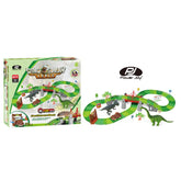 Power Joy Magic Track Dinosaur 182-pieces Battery Operated