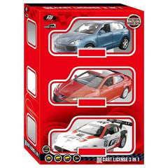 باور جوي، مجموعة سيارات مصغرة معدنية،  Vroom Vroom، مرخصة، 3 قطع، 4.5 بوصة.