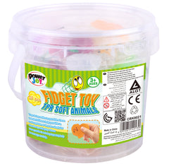 Power Joy Soft Animal Fidget Toy 30-pieces Bucket