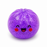 Dumplings Glitter Gel Squishy Bun 8.5cm Sensory Fidget Toys Assorted Colors – Sold per Piece