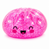 Colorful Dumpling Squeezy Fidget Toy with Gelatin Glitter Filling Assorted Colors