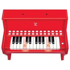 Hape Learn with Lights Piano Red Interactive Music Playset for Kids
