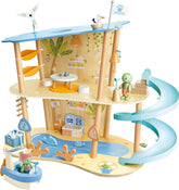 Hape Ocean Rescue Playset Wooden Sea Rescue Toy for Kids
