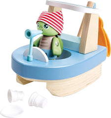 Hape Ocean Rescue Playset Wooden Sea Rescue Toy for Kids