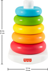 Fisher-Price Rock-Stack Eco-Friendly Baby Toy Classic Stacking Rings