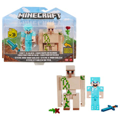 Minecraft Craft-A-Block Figure Assorted Collectible Toy for Kids - Random Selection