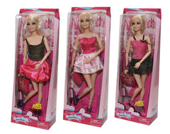 Power Joy Leila 29cm Fashion Doll with Articulated Joints Assorted Styles - Sold per piece