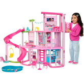 Barbie Pool Party Doll House 3-Story Slide