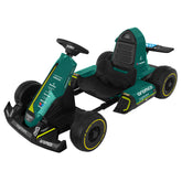 Aston Martin F1 Team 12V Electric Go-Kart V2 for Kids Ride-On