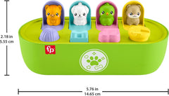 Fisher-Price Pets Fine Motor Pop-Up Activity & Interactive Baby Learning Toy
