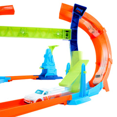 Hot Wheels Action Corkscrew Jump Champion Track Set for Kids