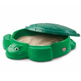 Little Tikes Classic Turtle Sandbox with Cover Summer Outdoor Play for Kids