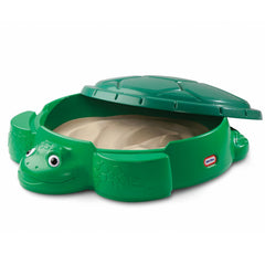 Little Tikes Classic Turtle Sandbox with Cover Summer Outdoor Play for Kids