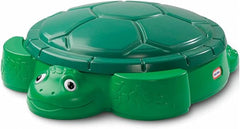 Little Tikes Classic Turtle Sandbox with Cover Summer Outdoor Play for Kids