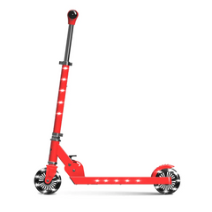 LiT Starship Candy Red 2 Wheels Scooter Ride-On