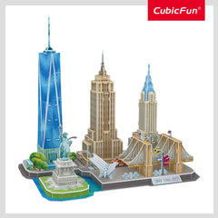 ألغاز ثلاثية الأبعاد من CUBICFUN - سلسلة مدن - نيويورك C