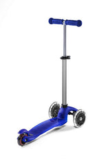 Mini Plus LED Blue Scooter Ride-On for Kids