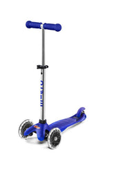 Mini Plus LED Blue Scooter Ride-On for Kids
