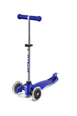 Mini Plus LED Blue Scooter Ride-On for Kids