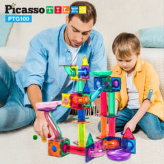 Picasso Magnetic Marble Run 100-Pieces