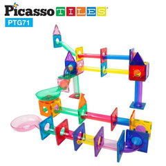 Picasso Magnetic Marble Run 71-Pieces