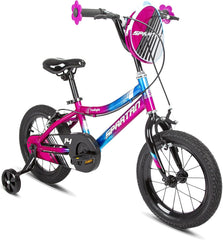 Spartan 14-Inch Twilight Kids Bike Pink/Blue
