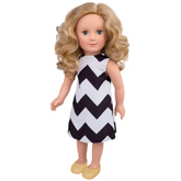 Hayati Girl Doll Sandy Weavy Dress 18-In