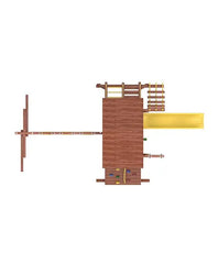 Kiddoro Discovery Den Kids Swing Set – Slide, Swings & Climbing Features