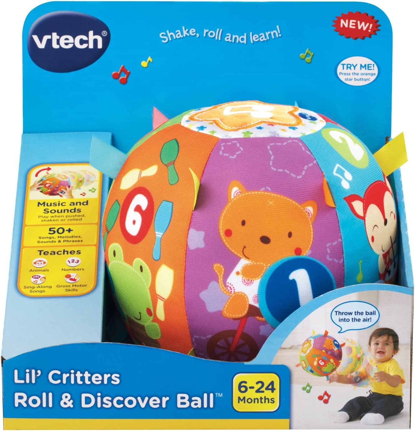 Vtech musical soft store ball