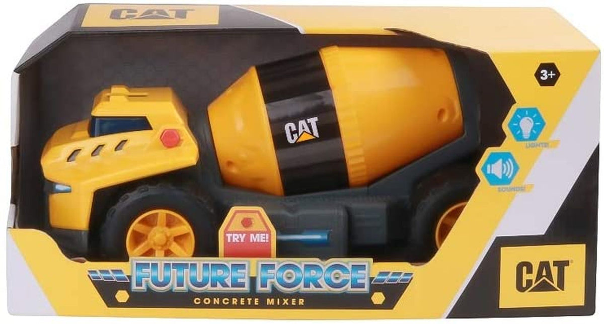 شاحنة تفريغ CAT Future Force مقاس ١١ بوصة مع أضواء وأصوات - تصاميم متنوعة، اختيار عشوائي