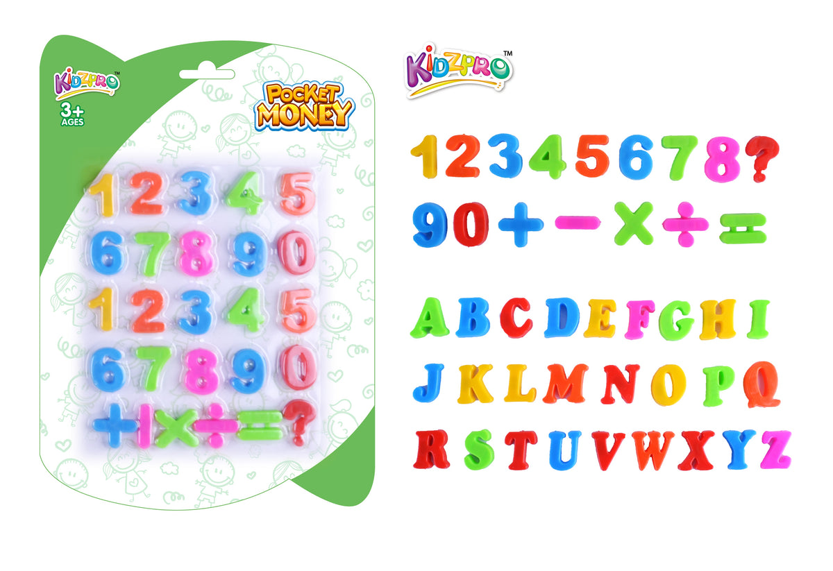 Kidzpro Magnetic Numbers or Letters Learning Toy