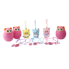 JollyPop Kitten SuperPop S1 Battery Operated Surprise Plush Toy with Accessories for Kids
