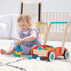 HapeeCapee Baby Walker With Blocks
