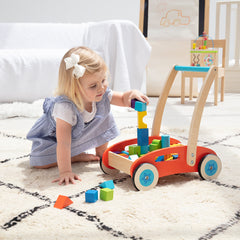 HapeeCapee Baby Walker With Blocks