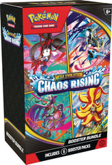 Pokémon TCG Mega Evolution: Chaos Rising Booster Bundle – 6 Booster Packs