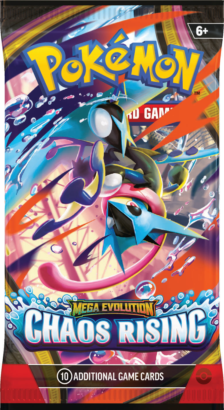 Pokemon TCG Mega Chaos Rising Booster Collectible Pack