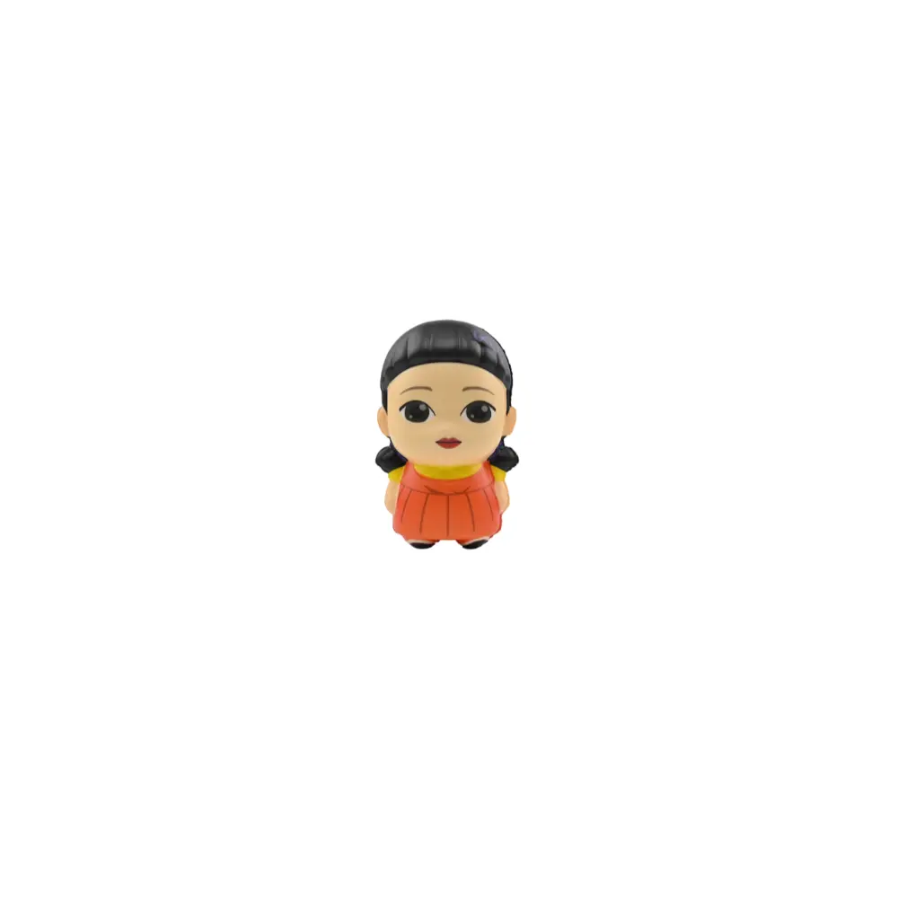 SQUIDGAME SQUISHHERO 6CM 4ASST