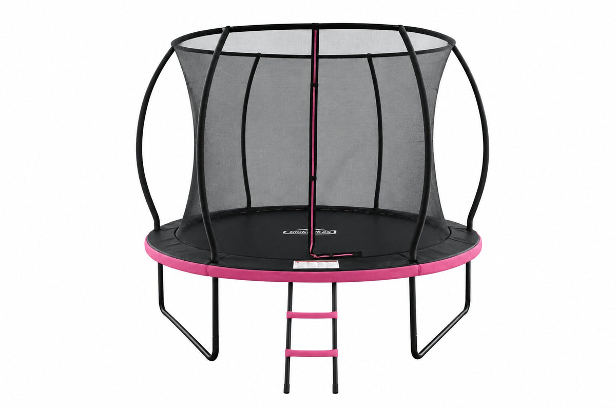 Mountpeak Pumpkin Trampoline with Safety Net - Pink, 10ft