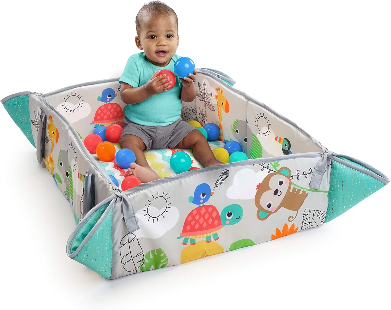 Bright Starts 5 In 1 Act Gym & Ball Pit